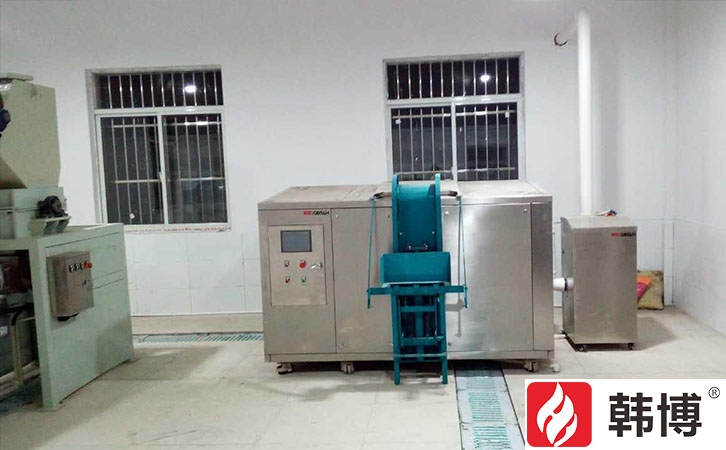 昆山唐龍村韓博500kg廚余垃圾處理設備